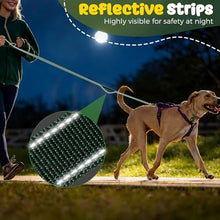 Load image into Gallery viewer, Heavy Duty Dog Leash with Easy Lock Metal Clip, Reflective, Padded Handle - Durable 4ft 8ft Walking Training Leash for Large, Medium, Small Dogs, Jogging, Hiking, and Outdoor Use (Green, 4 FT)
