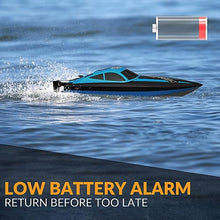 Load image into Gallery viewer, VOLANTEXRC RC Boat 20MPH Fast Remote Control Boat with Lights 2.4Ghz Toy Boat for Pools, Blue
