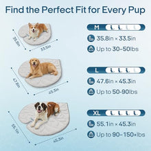 Load image into Gallery viewer, Vagascape Dog Cooling Mat, Washable Pet Cooling Mat, 35" x 33" Thick &amp; Durable Large Cooling Mat for Dogs, Portable Foldable Premium Cooling Pad for Indoor, Outdoor, Travel, Camping, Patio and Beach
