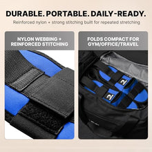 Load image into Gallery viewer, DMoose Fitness Foot &amp; Calf Stretcher with Adjustable Padded Stretching Strap for Plantar Fasciitis, Hamstring, Heel Spurs and Achilles Tendonitis Relief - Yoga Leg Stretch Strap for Flexibility
