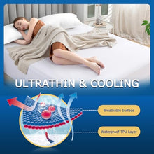 Load image into Gallery viewer, Queen Zippered Mattress Encasement, Waterproof Zipper Mattress Protector, Breathable, Noiseless, Machine-Washable Zip Mattress Cover?Fitting 7" - 15" Deep Mattress
