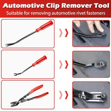 Load image into Gallery viewer, Doaho 7 Pcs Car Trim Removal Tool Kit with Non-Scratch Plastic Pry Tool and Fastener Clip Pliers for auto Safe Interior Car Panel Detachment, Dashboard, Door Clips &amp; Upholstery – Red
