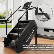 Load image into Gallery viewer, DELAVIN Stair Stepper with LED Screen, Commercial Grade Stepper Machine with 15 Speed Levels, Stepmill Exercise Machine with 440 LBS Capacity, Stair Climber for Cardio and Lower Body Workouts (FBA)
