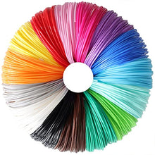 Load image into Gallery viewer, 15 Bright Colors 1.75mm 3D Pen PLA Filament Refill, Each Color 10feet, Total 150 Feet 3D Pen/3D Printer PLA Sample Pack, Compatible with MYNT3D / SCRIB3D Printing Pen
