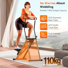 Load image into Gallery viewer, Stair Stepper for Home,Stair Climber Foldable,Large Pedal Vertical Climber Machine for Full-Body Workout,Steppers for Exercise at Home with 300LBS Loading Capacity (Black-MK)
