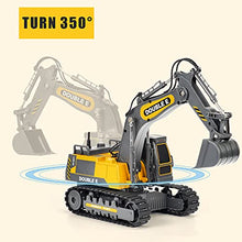 Load image into Gallery viewer, DOUBLE E Remote Control Excavator Toy Construction Toys Tractor Rechargeable Battery
