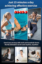 Load image into Gallery viewer, Ab Stimulator Muscle Toner，Abs Muscle Stimulator Abdominal Toning Fitness Belt for Men and Women Black
