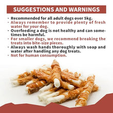 Load image into Gallery viewer, IFELLO PET Rawhide Sticks Wrapped with Real Chicken – High-Protein Long-Lasting Dog Chews – 70%+ Protein – 454g (1 lb)
