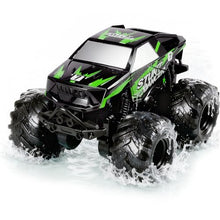 Load image into Gallery viewer, Ufilni 1:24 Waterproof Monster Truck Toys RC Cars: Amphibious Remote Control Car Trucks 4WD All Terrain Off-Road Pickup Toy for 6 7 8 9 10 11 12 Year Old Boys Girls Kids Gifts Presents Green
