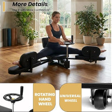 Load image into Gallery viewer, Leg Stretch Machine for Splits, 440LBS Heavy Duty Steel Frame Leg Stretcher, Split Machine Training Fitness for Home Gym, 240° Leg Stretching Equipment for Adults Teens Ballet Dance Gymnastics（Black）
