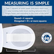 Load image into Gallery viewer, Mayfair Linden Slow Close Toilet Seat, Non Slip Heavy Duty Wood, Easy Install, Round, White
