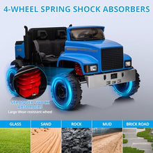 Load image into Gallery viewer, 24V 2 Seater Ride On Car, Electric Car for Kids with Remote Control, Ride On Dump Truck for Kids with Light Switch

