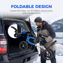 Load image into Gallery viewer, Knee Scooter，Knee Scooter for Adults for Foot Surgery，Knee Walker for Foot Injuries Compact Crutch Alternative with Dual Braking System (Blue)
