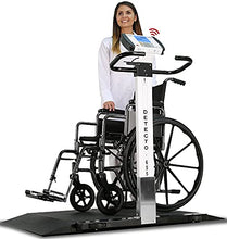 Load image into Gallery viewer, Detecto 6550 Portable Electronic Physician's Wheelchair Weigh Scale
