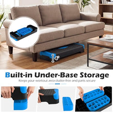 Load image into Gallery viewer, Goplus 3-in-1 Aerobic Step Platform, 600 LBS Adjustable Exercise Stepper with 4-Level Risers  (Blue)
