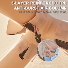 Load image into Gallery viewer, Inflatable Tents for Camping, 4-6 Person Easy Blow Up Tent with Hand Pump,4 Seasons Waterproof Air Inflatable Camping Tent House for Family Weekend Camping,Beige

