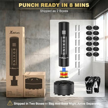 Load image into Gallery viewer, XDDIAS 67"/70'' Freestanding Punching Bag, Heavy Boxing Bag, Adult/Men Stand Kickboxing Bag for MMA Martial Arts Boxing Traning
