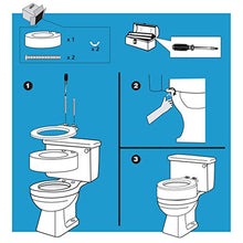 Load image into Gallery viewer, Carex Toilet Seat Riser, Elongated Raised Toilet Seat Adds 3.5 inches to Toilet Height, for Assistance Bending or Sitting
