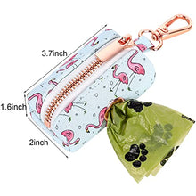 Load image into Gallery viewer, ARING PET Dog Waste Bag Dispenser, Cotton Doggy Poop Bags Holders Attach to Any Leashes, Portable Washable Plaid Pet Waste Pouch Dispenser with Metal Zipper
