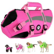 Load image into Gallery viewer, Dogcheer Dog Harness Life Jacket for Small Medium Large Dogs, High Buoyancy Pet Float Vest with Rescue Handle, Reflective &amp; Adjustable Dog Life Vests for Swimming - Pink, L
