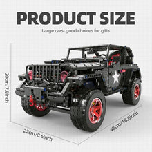 Load image into Gallery viewer, Black Warrior Building Kits, 1/8 Scale Pickup Truck Car with Remote Control Lights
