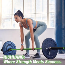 Load image into Gallery viewer, RICHUANG 7ft Olympic Barbell Weight Bar for Weightlifting- 500LBS-Green

