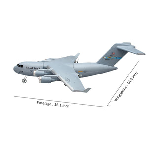 RC Plane,2 Channels Remote Control Airplane RTF,RC Airplane C-17,Remote Control Plane for Kids Adults Beginner