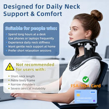 Load image into Gallery viewer, Holniva Neck Stretcher Cervical Traction, Adjustable Cervical Neck Traction Device, Neck Braces for Neck Pain and Support, Ergonomic Design - FSA Eligible/HSA Eligible
