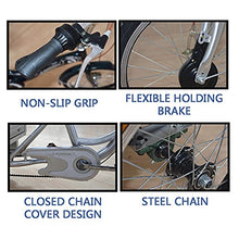 Load image into Gallery viewer, Three Wheel Bike, Adult Tricycle Outdoor Sports Comfort Bicycles with Large Basket 3 Wheel Cruiser Bike
