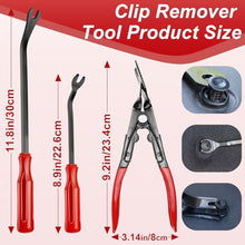 Load image into Gallery viewer, Doaho 19Pcs Car Trim Removal Tool,Auto Clip Pliers Fastener Remover Set,Pry Tool Repair Kit,Fastener Clips Removal Car Tool for Panel,Audio, Dash, Window,Clip and Upholstery with Storage Bag
