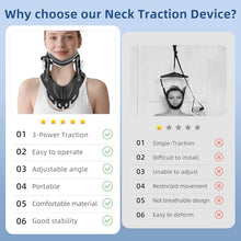 Load image into Gallery viewer, Holniva Neck Stretcher Cervical Traction, Adjustable Cervical Neck Traction Device, Neck Braces for Neck Pain and Support, Ergonomic Design - FSA Eligible/HSA Eligible
