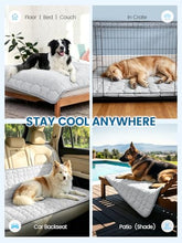 Load image into Gallery viewer, Mora Pets Dog Cooling Mat Pet Cooling Pad for Dogs &amp; Cats Q-Max>0.5, Breathable Washable Self Cool Dog Mat for Indoor Floors, Crate, Sofa &amp; Outdoor Use, Non Gel Summer Ice Silk Cold Pad Medium 36x27
