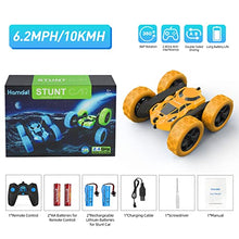 Load image into Gallery viewer, Hamdol Remote Control Stunt Car for Kids, 360° Rotating Double-Sided RC Toy Vehicle with LED Headlights
