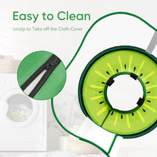Load image into Gallery viewer, Sponge Dog Cone Collar, Dog Donut Collar After Surgery with Clear Shield, Adjustable Soft Cone for Dogs to Stop Licking-Comfy Cone for Large Medium Small Dogs (Kiwi,M)

