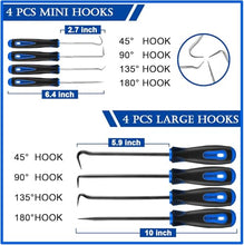 Load image into Gallery viewer, Doaho 15 Pcs Automotive Hook and Pick Tool &amp; Trim Removal Tool Set with Scraper,Magnetic Telescoping,Plastic Pry for Auto Engine Oil Seal O-Ring Repair,Car Interior Panel and Fastener Removal
