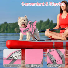 Load image into Gallery viewer, Dogcheer Cute Shark Dog Life Jacket with Reflective Fin, Adjustable Swim Vest for Small to Large Dogs, High Buoyancy Flotation Device for Pool, Beach, Boating - Light Pink,L
