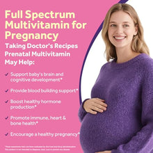 Load image into Gallery viewer, Doctor's Recipes Prenatal Multivitamin with DHA &amp; Folate (L-5-MTHF) for Expecting &amp; Planning Moms, Gentle Comprehensive Nutrient Support, 60 Softgels
