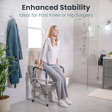 Load image into Gallery viewer, Adjustable Toilet Safety Frame &amp; Rails, Toilet Safety Rail for Elderly Adults, Toilet Handles for Seniors
