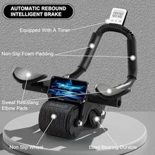 Load image into Gallery viewer, 2026 Upgraded Ab Roller Wheel with Knee Mat &amp;Timer - Automatic Rebound Abdominal Wheel with Elbow Support
