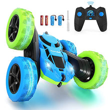 Load image into Gallery viewer, Hamdol Remote Control Car for Kids, 360° Rotating Double-Sided RC Car with LED Headlights
