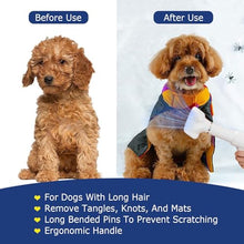 Load image into Gallery viewer, Portable Dog Hair Dryer with Brush – 300W, 3 Heat Settings, Professional, Overheat Protection for Small Medium Pets
