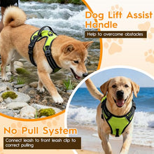 Load image into Gallery viewer, No Pull Dog Harness, No-Choke Soft Padded Reflective Dog Vest Harness with Front Clip &amp; Top Handle, 2 Quick-Release Buckles, Adjustable for Small Medium Large Dogs
