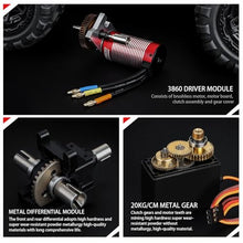 Load image into Gallery viewer, 1:8 Scale Brushless RC Monster Truck for Adults, 100km/h+ High Speed 4x4 Offroad
