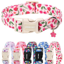 Load image into Gallery viewer, ARING PET Dog Collar, Cute Spring Summer Strawberry Cherry Pet Collars for Puppy Small Medium Large Boy Girl Dogs-S, for Daily Outdoor Walking Training
