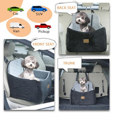 Load image into Gallery viewer, Ztinng Dog/Cat Car Seat Pet Booster Seat for Dogs/Cats up to 30 lbs

