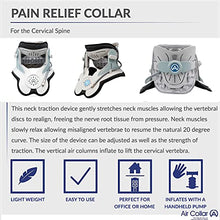 Load image into Gallery viewer, Neck Traction Device by Air Collar - Neck Stretcher - Cervical Traction Device - Neck &amp; Shoulder Pain Relief - Stretcher Collar for Improved Spine Alignment - (2nd Gen - Manual) - See Size Chart*
