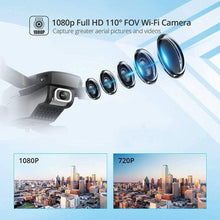 Load image into Gallery viewer, 4DRC V4 Foldable Mini Drone with Camera - 1080P HD Drone with Stable Hover, Gravity Control, Auto-Follow, Trajectory Flight,One Key Take Off, 2 Batteries
