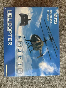 Remote Control Helicopter for Kids, Camouflage RC Helicopter, 2.4GHz Radio Controlled Helicopter with Gyro 3 Channel Indoor Toy