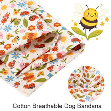 Load image into Gallery viewer, ARING PET Spring Summer Dog Bandanas, Cute Insects Bee Ant Snail Pet Bandana Scarf Triangle Bibs for Puppy Small Medium Large Boy Girl Dogs Cats-S
