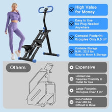 Load image into Gallery viewer, KINMAC Stair Stepper with Adjustable Resistance for Home - Upgrade Climber Workout Machine with LCD Tracking &amp; Space-Saving Design  (Black)
